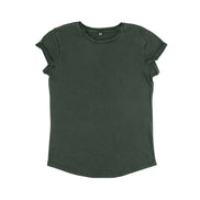 Organic Cotton Rolled Sleeve T-Shirt: Women's
