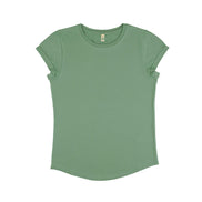 Organic Cotton Rolled Sleeve T-Shirt: Women's