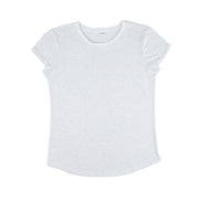 Organic Cotton Rolled Sleeve T-Shirt: Women's