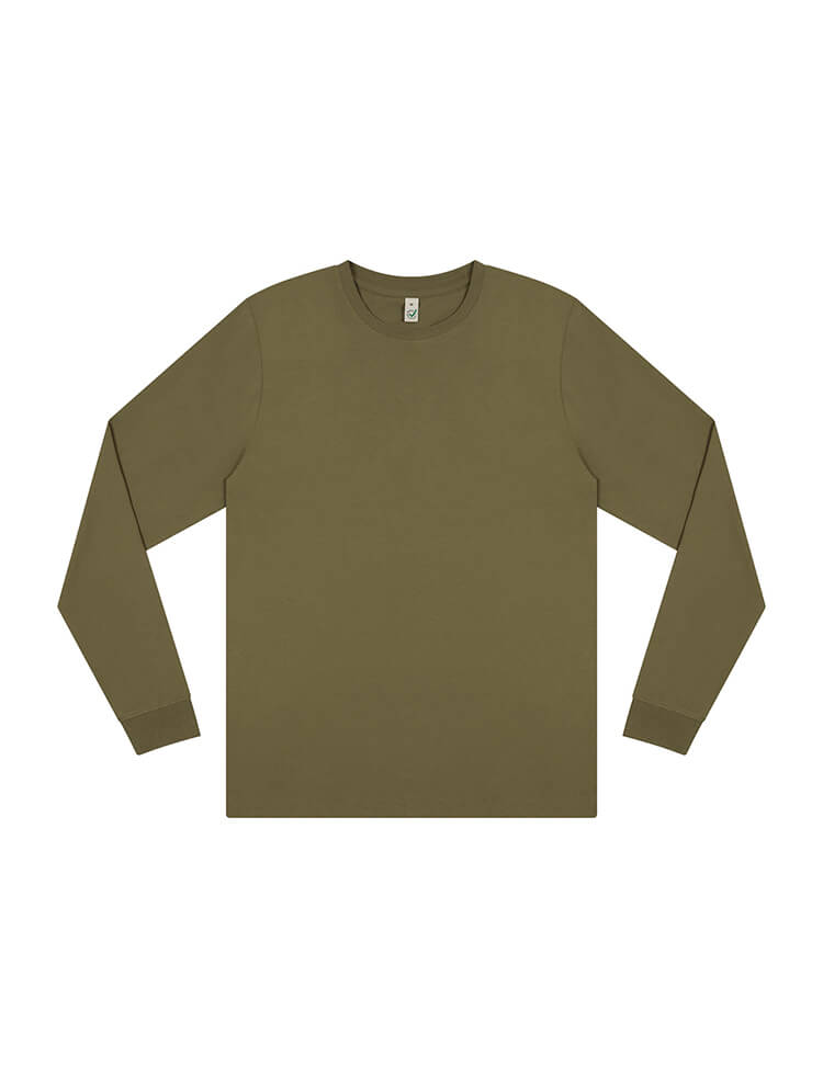 Organic Faded Long Sleeve T-Shirt: Men's