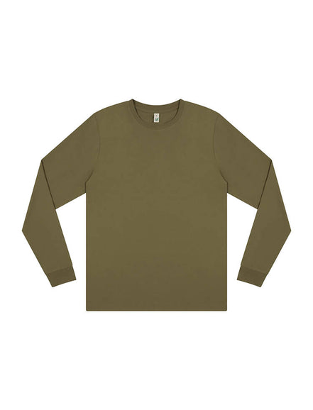 Organic Faded Long Sleeve T-Shirt: Men's