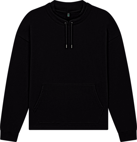 Organic Mock Neck Sweatshirt: Unisex
