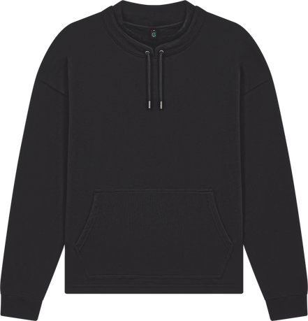 Organic Mock Neck Sweatshirt: Unisex
