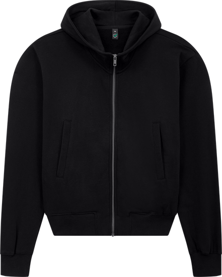 Organic Bomber Jacket Hoodie: Unisex