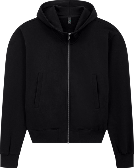 Organic Bomber Jacket Hoodie: Unisex
