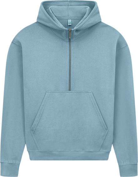 Organic Half Zip Hoodie: Women's