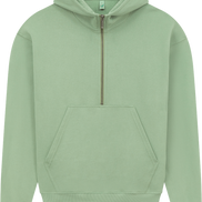 Organic Half Zip Hoodie: Women's