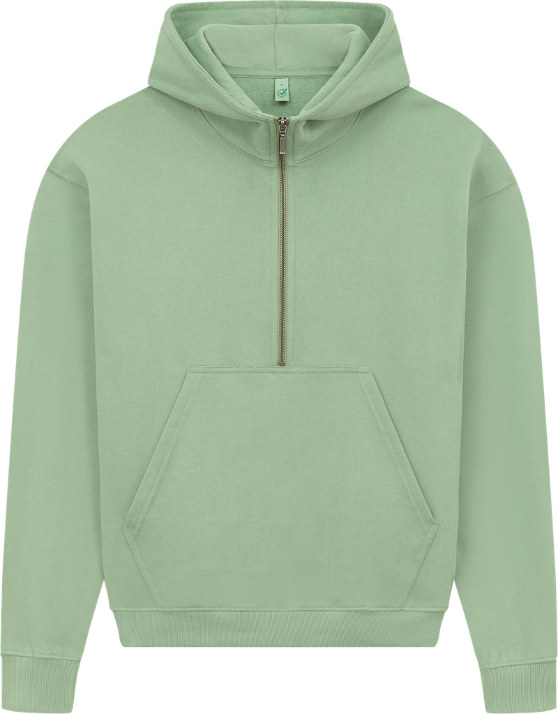 Organic Half Zip Hoodie: Women's