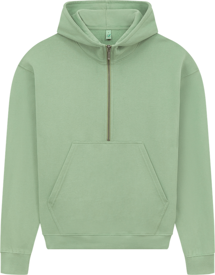 Organic Half Zip Hoodie: Women's