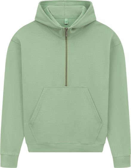 Organic Half Zip Hoodie: Women's