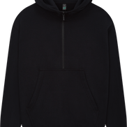 Organic Half Zip Hoodie: Women's