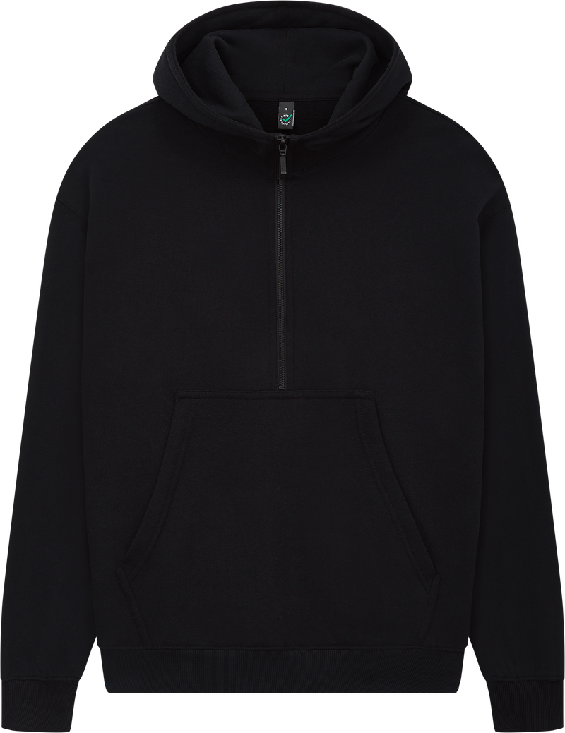 Organic Half Zip Hoodie: Women's