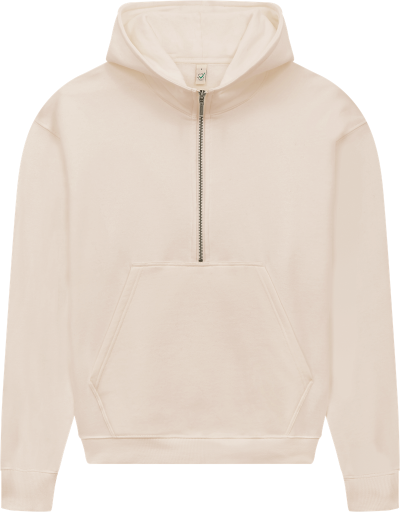 Organic Half Zip Hoodie: Women's