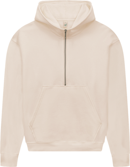 Organic Half Zip Hoodie: Women's