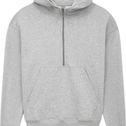 Organic Half Zip Hoodie: Women's