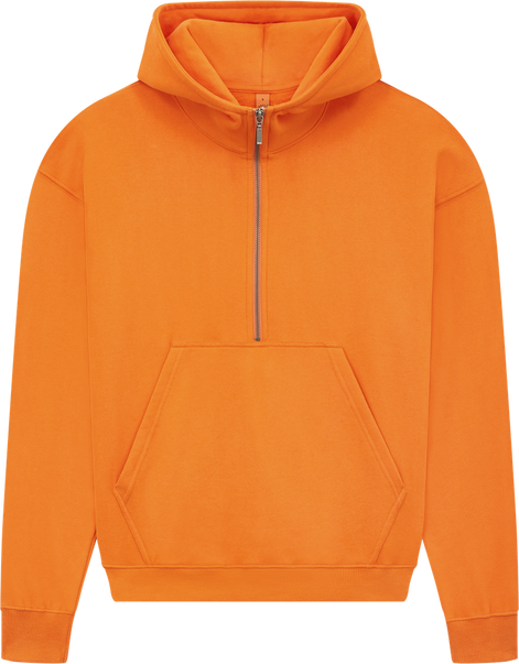 Organic Half Zip Hoodie: Womens