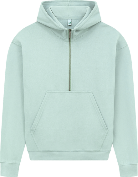 Organic Half Zip Hoodie: Women's