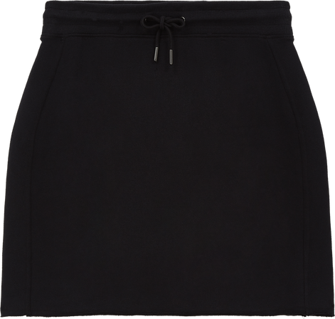 Organic Raw Hem Skirt: Womens