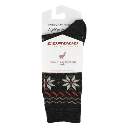 Mens Ladies Alpaca Merino Wool Hiking Socks | Breathable Trekking Socks