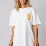 White Postcard Short Sleeve T-Shirt