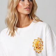 White Postcard Short Sleeve T-Shirt