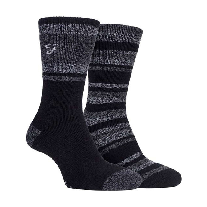 2 Pack Men's Thermal Walking Socks ||| Great for Outdoor Winter Trekking & Hiking