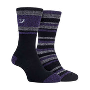 2 Pack Men's Thermal Walking Socks ||| Great for Outdoor Winter Trekking & Hiking