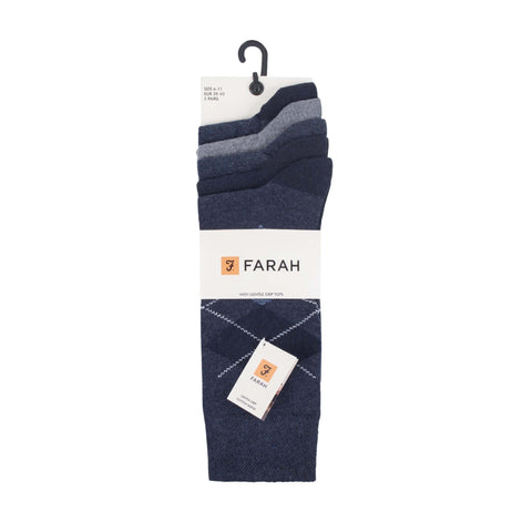 5 Pack Men's Patterned Cotton Dress Socks