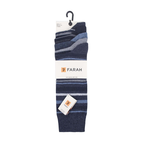 5 Pack Men's Patterned Cotton Dress Socks