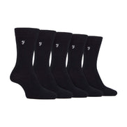 5 Pack Men's Bamboo Bright Striped Patterned Socks