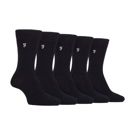 5 Pack Men's Bamboo Bright Striped Patterned Socks