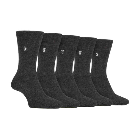 5 Pack Men's Bamboo Bright Striped Patterned Socks