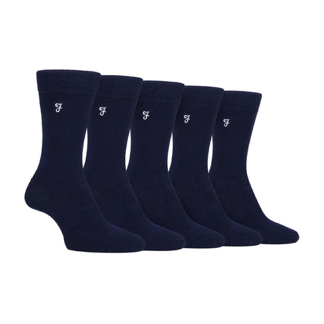 5 Pack Men's Bamboo Bright Striped Patterned Socks
