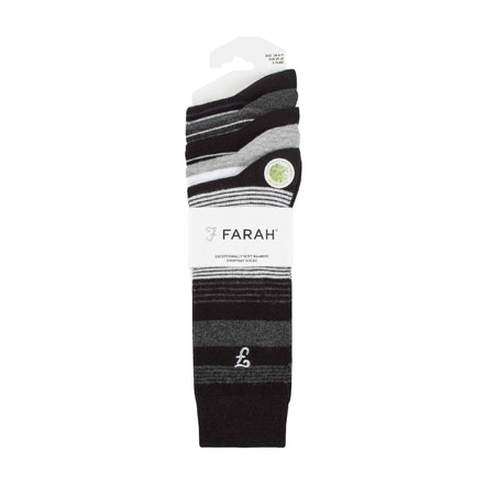 5 Pack Men's Bamboo Bright Striped Patterned Socks