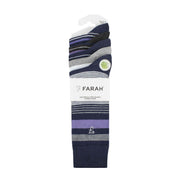 5 Pack Men's Bamboo Bright Striped Patterned Socks