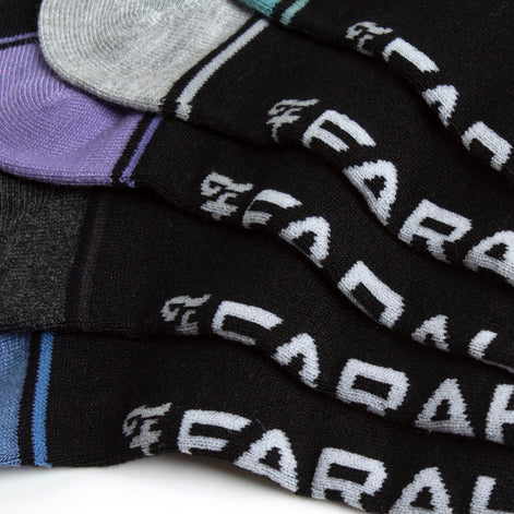 10 Pack Men's Breathable Bamboo Plain Trainer Socks