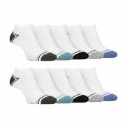 10 Pack Men's Breathable Bamboo Plain Trainer Socks