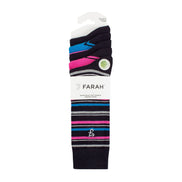 5 Pack Men's Bamboo Bright Striped Patterned Socks