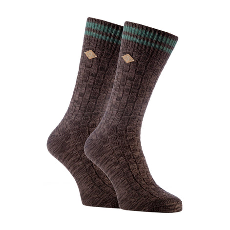 2 Pack Men's Thick Cotton Chunky Knitted Formal Boot Socks