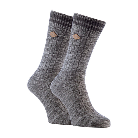 2 Pack Men's Thick Cotton Chunky Knitted Formal Boot Socks