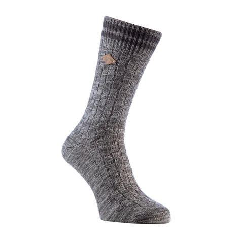 2 Pack Men's Thick Cotton Chunky Knitted Formal Boot Socks