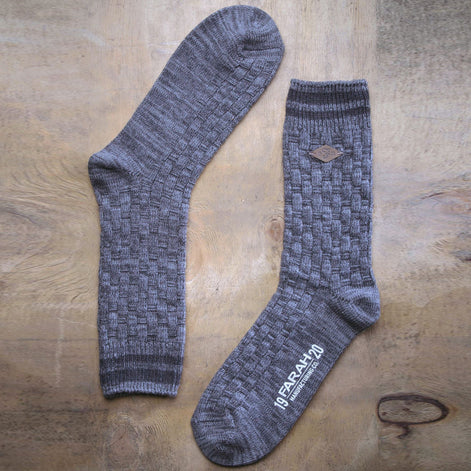2 Pack Men's Thick Cotton Chunky Knitted Formal Boot Socks