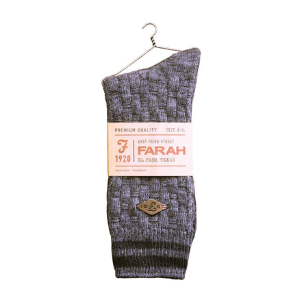 2 Pack Men's Thick Cotton Chunky Knitted Formal Boot Socks