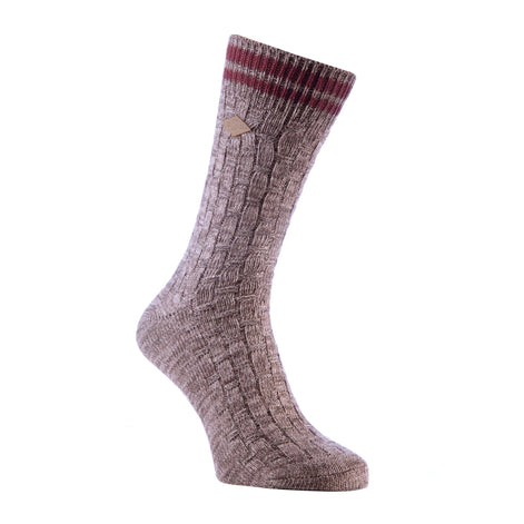 2 Pack Men's Thick Cotton Chunky Knitted Formal Boot Socks