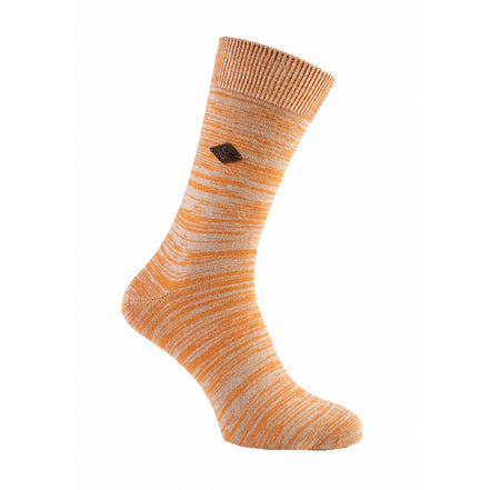 2 Pack Men's Bright Colour Luxury Cotton Casual Crew Socks