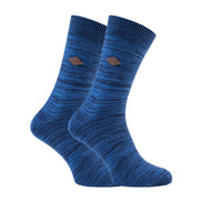 2 Pack Men's Bright Colour Luxury Cotton Casual Crew Socks