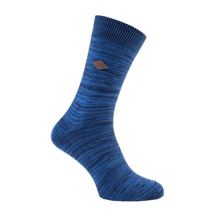 2 Pack Men's Bright Colour Luxury Cotton Casual Crew Socks
