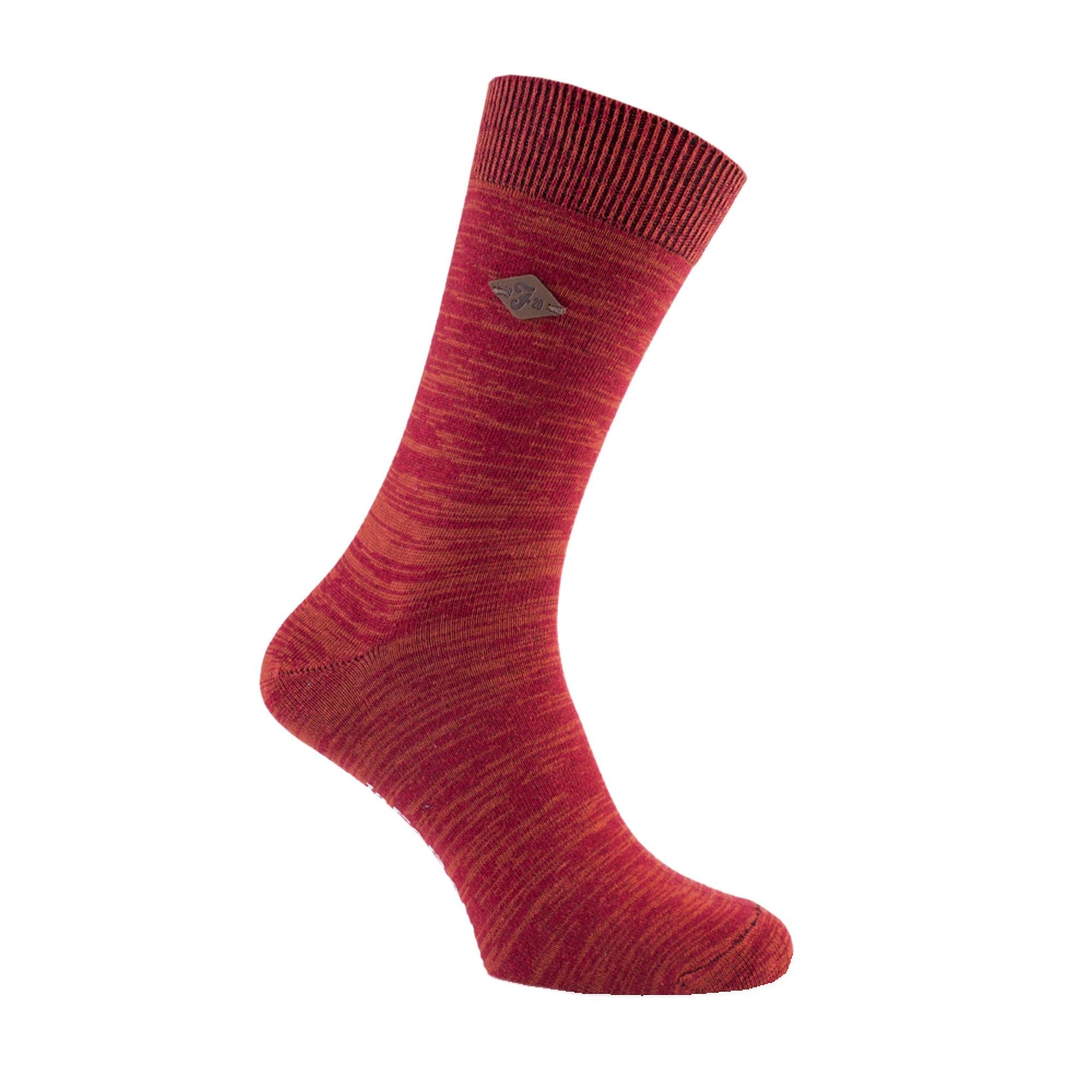 2 Pack Men's Bright Colour Luxury Cotton Casual Crew Socks