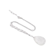 Selene Fine Silver Pendant Necklace Mother of Pearl