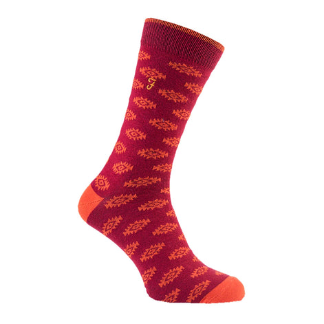 2 Pack Men's Retro Cotton Rich Luxury Formal Dress Socks